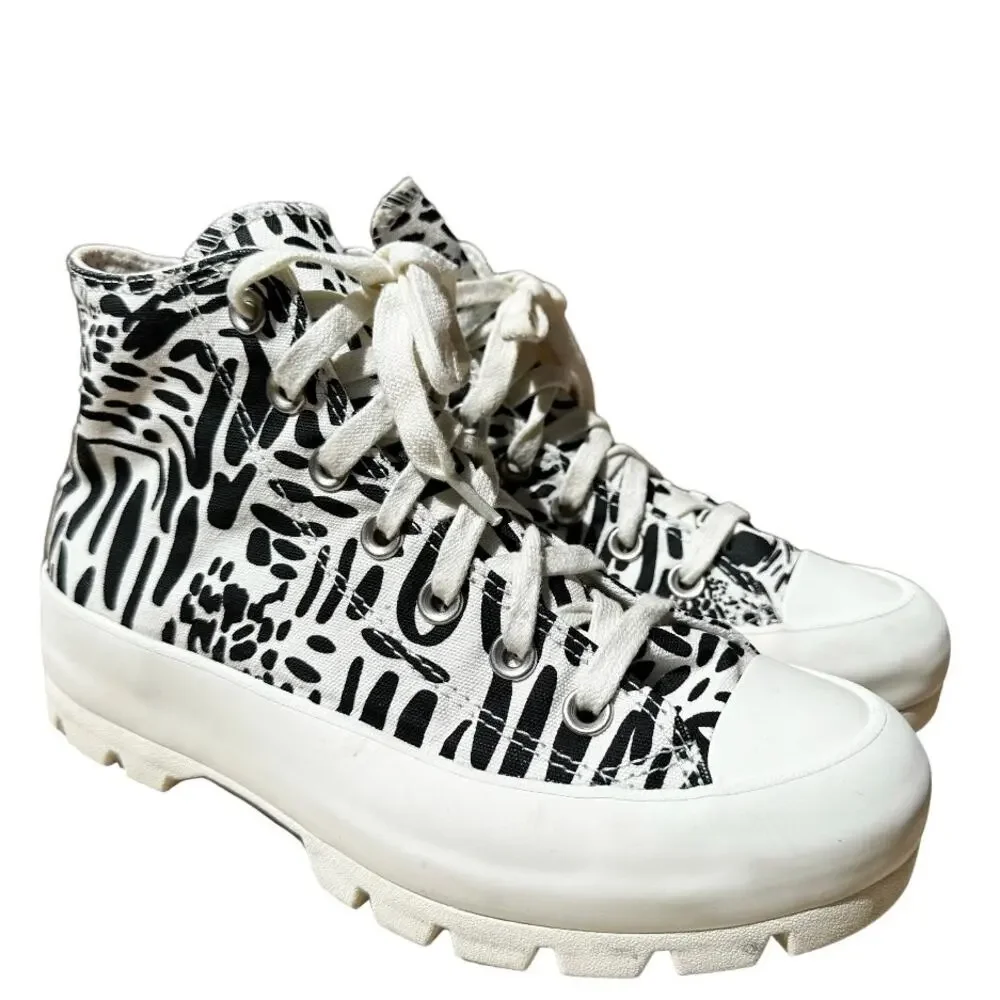 Converse Platform Sneaker Chuck Taylor All Star Lugged High Top Black 7